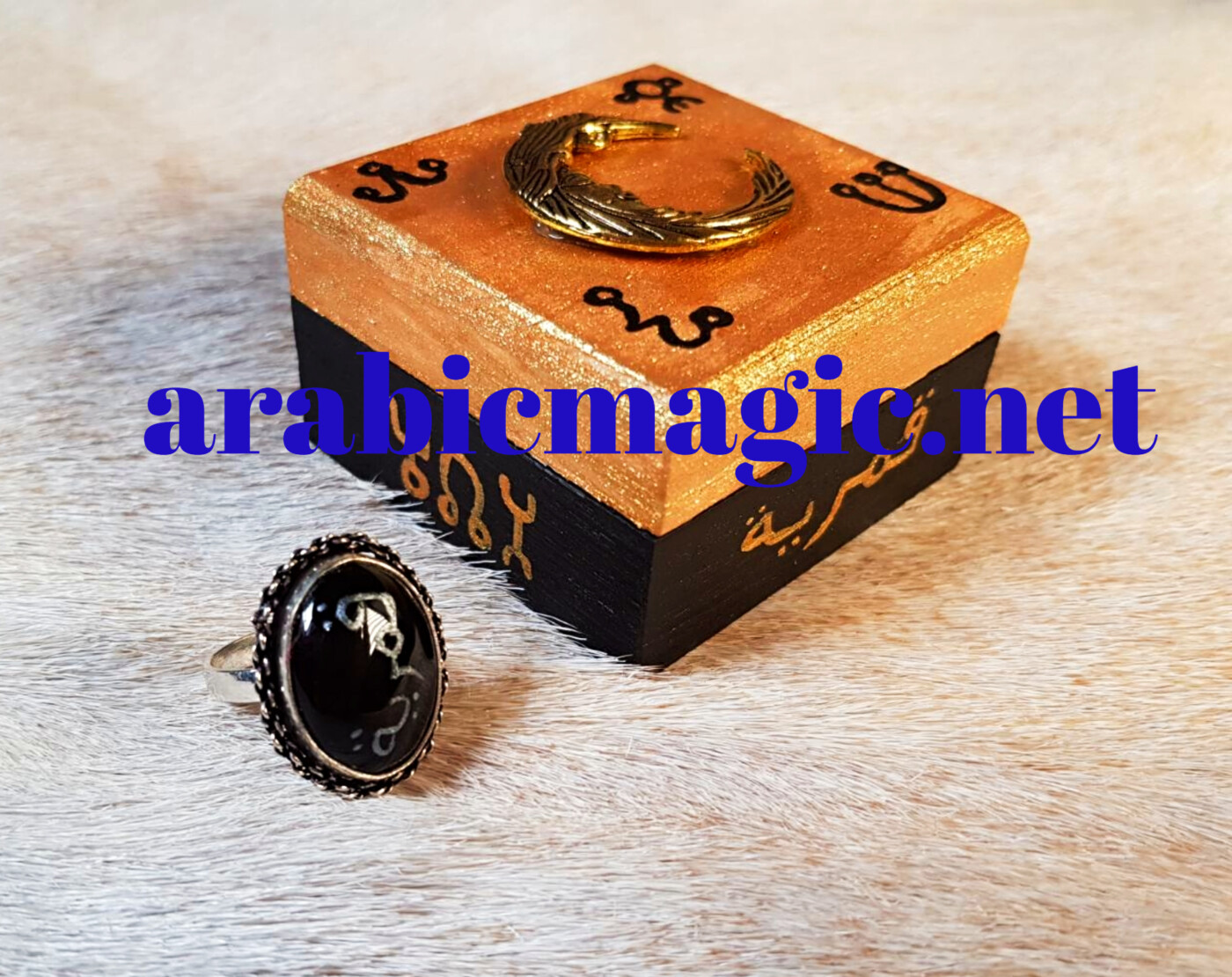 Talismanic Jinniyah Ring of Qamaria for Love and Attracting the Opposite Sex