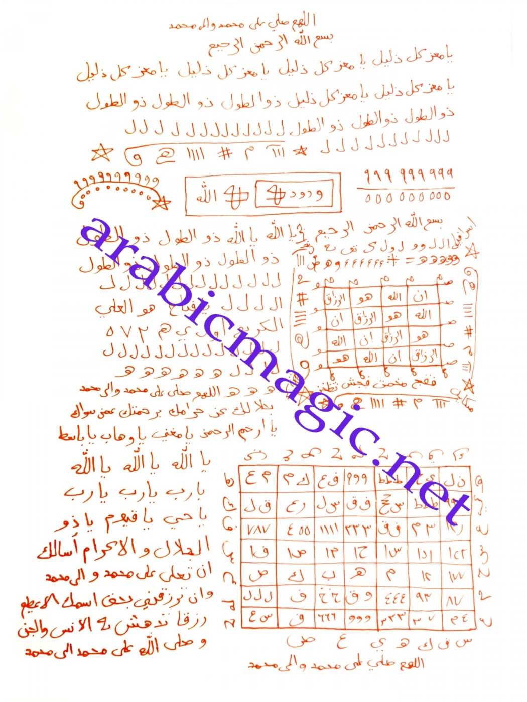 Magical Amulet Taweez of Al-Buni, Absolute Protection Against Any Form of Spiritual Harm, Against Black Magic, Curses, Hexes, Evil Eyes