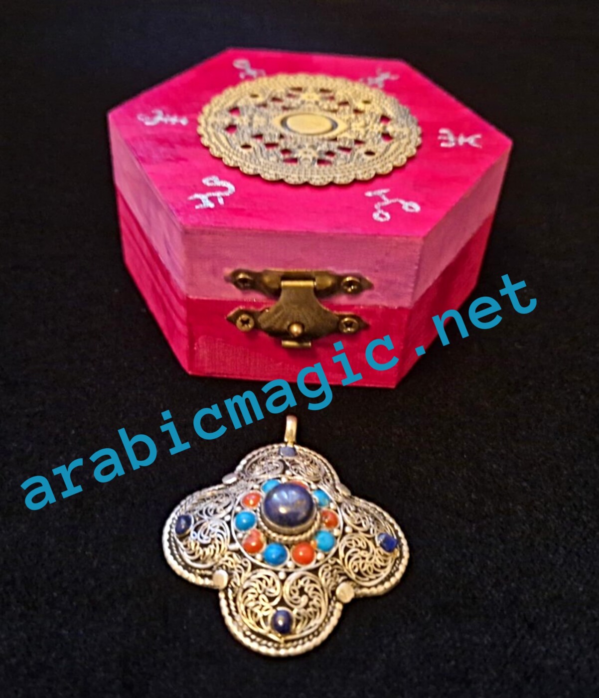 Magical Pendant of the Jinniyah Queen Latifa- Arabic Magical Pendant for Love Attraction