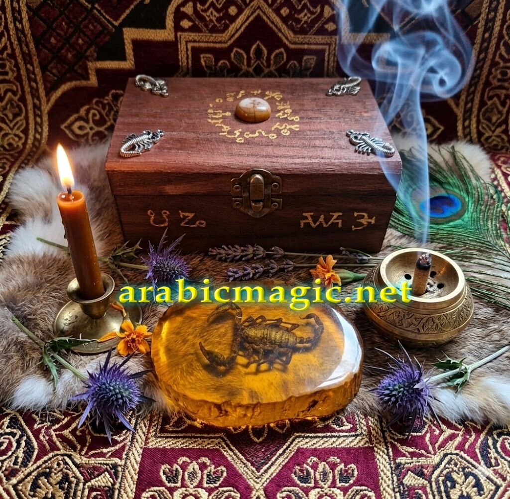 The Great "Scorpio King" Ashar Aqrab, Arabic Magical Jinn Amulet, Supreme Prestige, Dominance & Empowerment, Authority, Ultimate Respect