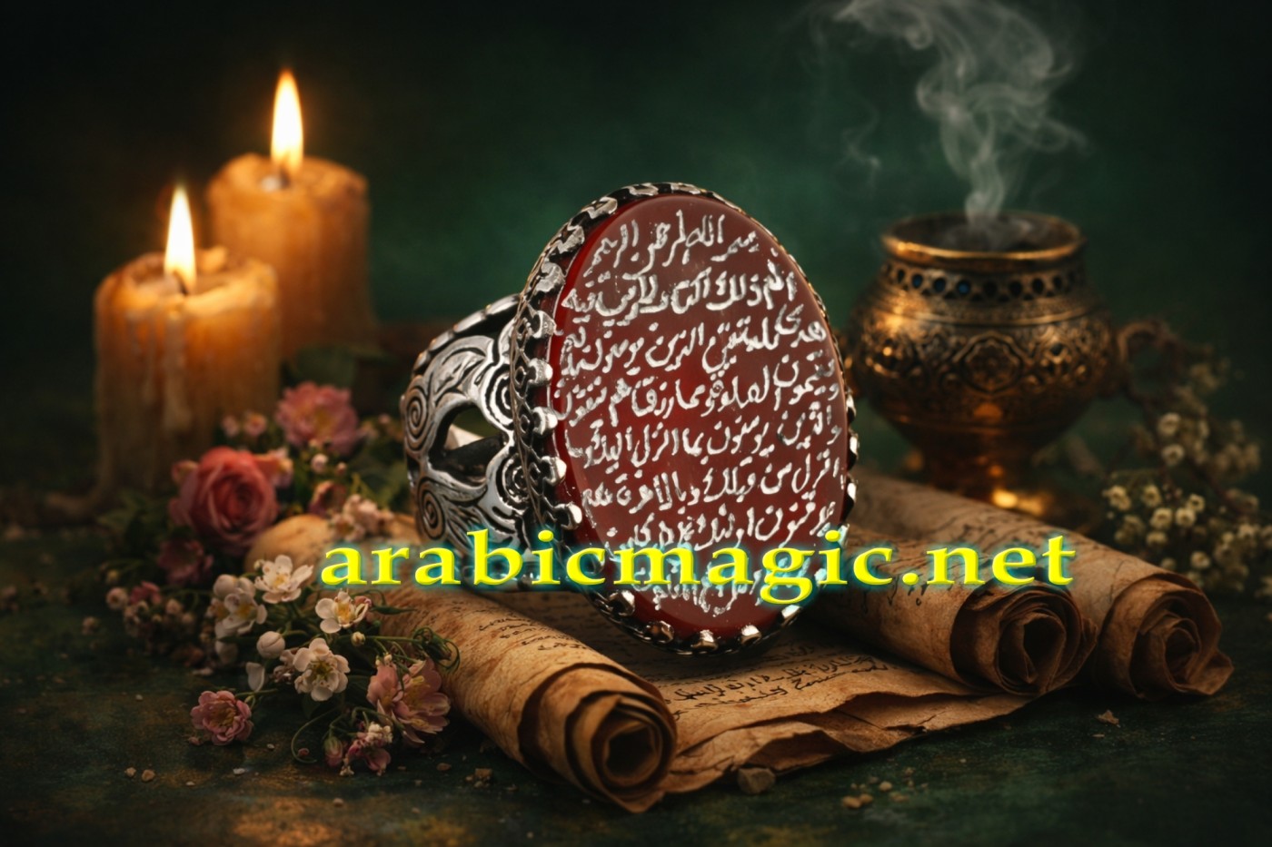 The Sacred Djinn Ring of Nazim bin Qamir "The Pure One" Magnet for Luck, Success, Personal Well-Being, Ultimate Protection - Image 2