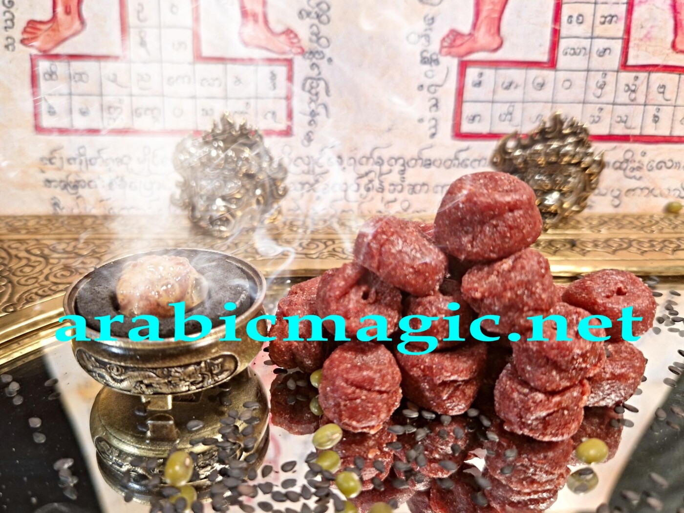Original Moroccan Taqsh, Jinn Spiritual Food, Absolute Magical Summoning Boost, Wealth Incense, Magical Djinn Attraction - Image 4
