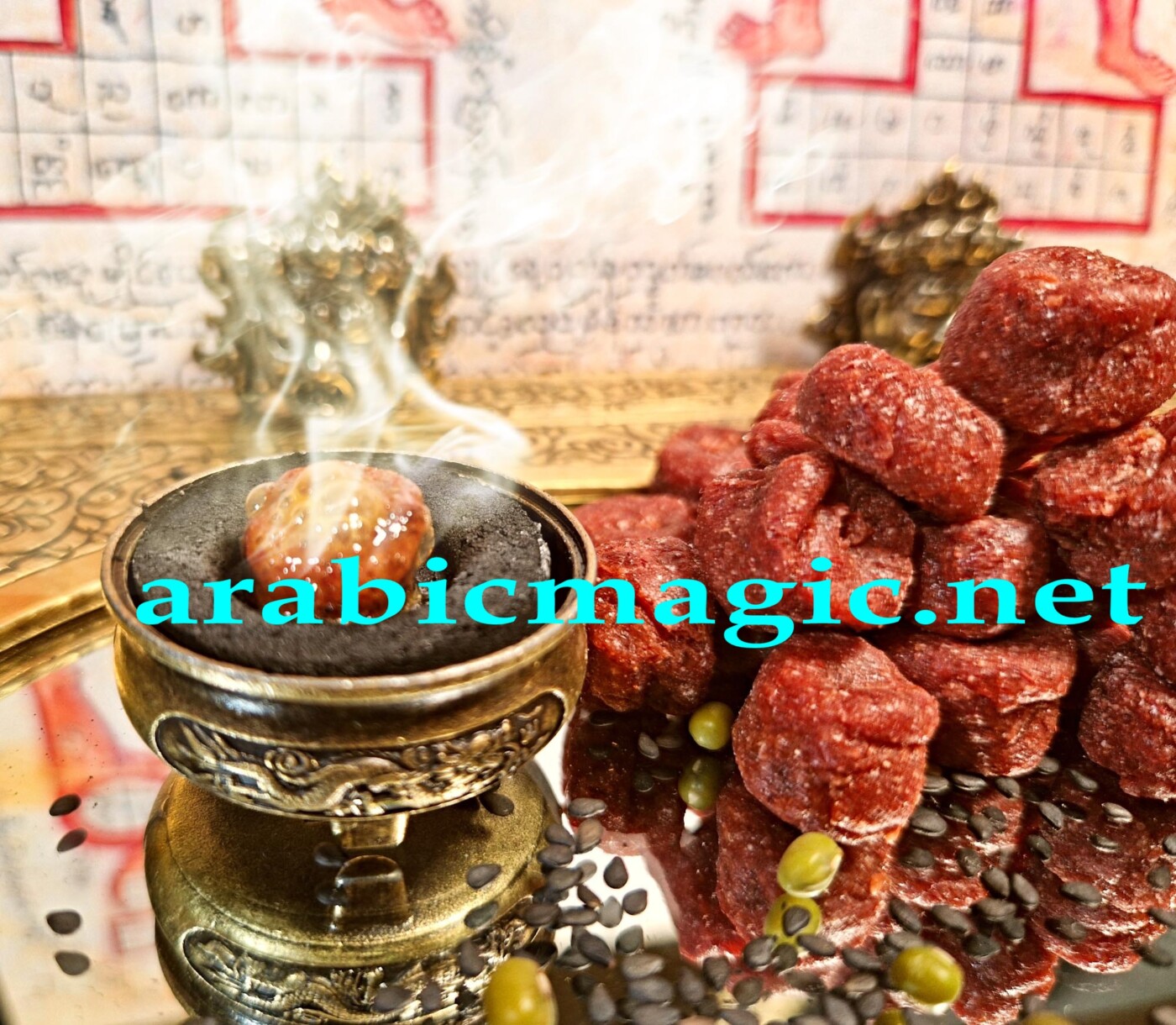 Original Moroccan Taqsh, Jinn Spiritual Food, Absolute Magical Summoning Boost, Wealth Incense, Magical Djinn Attraction - Image 2