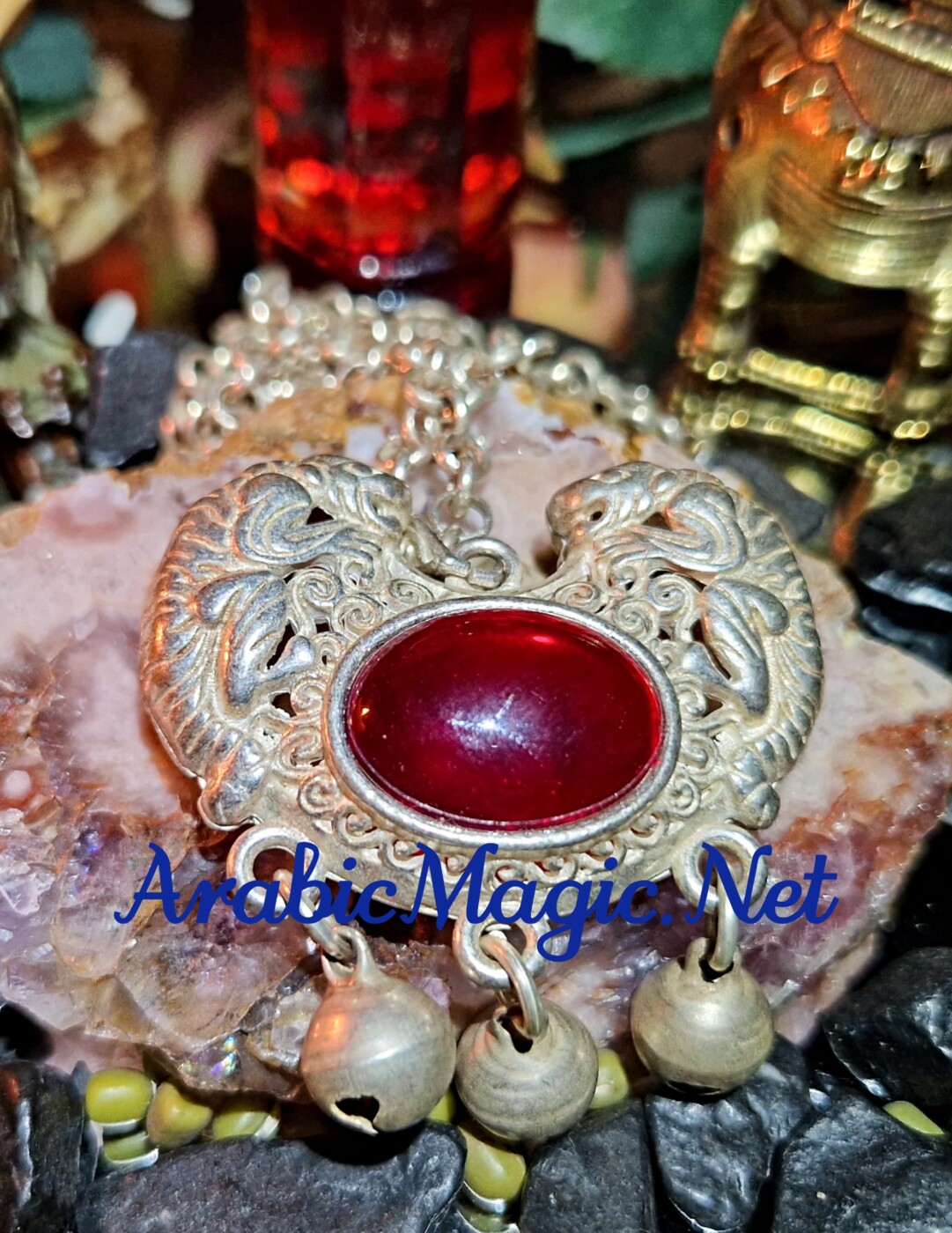 Radiant Love & Divine Light, Beautiful Aura, Respect and Admiration from All, Jinn Queen Nafisa Magical Necklace - Image 2