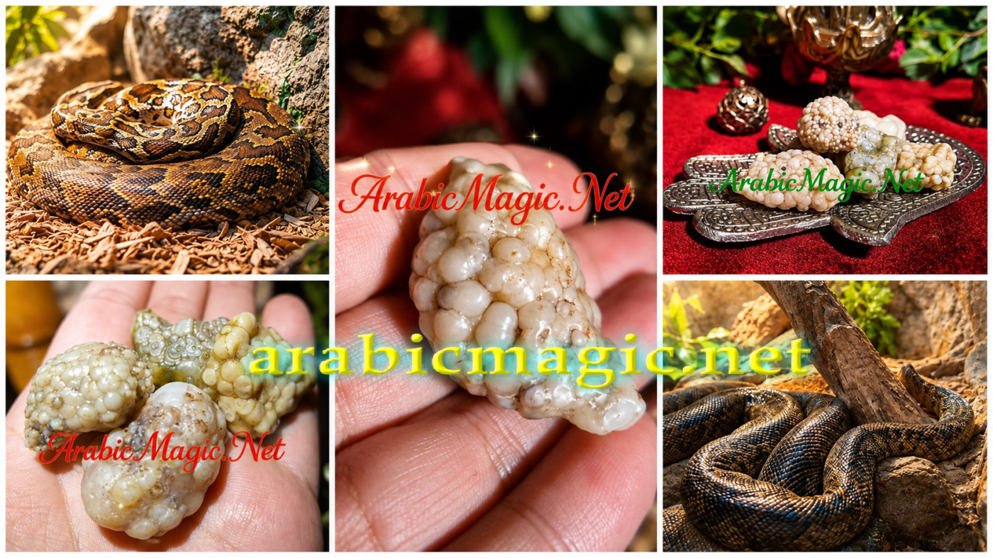 Real Nagamani Snake Pearl Bezoir, Njmat al-Hayyah "The Star of the Serpent", Mustika Magical Snake Stones - Image 4