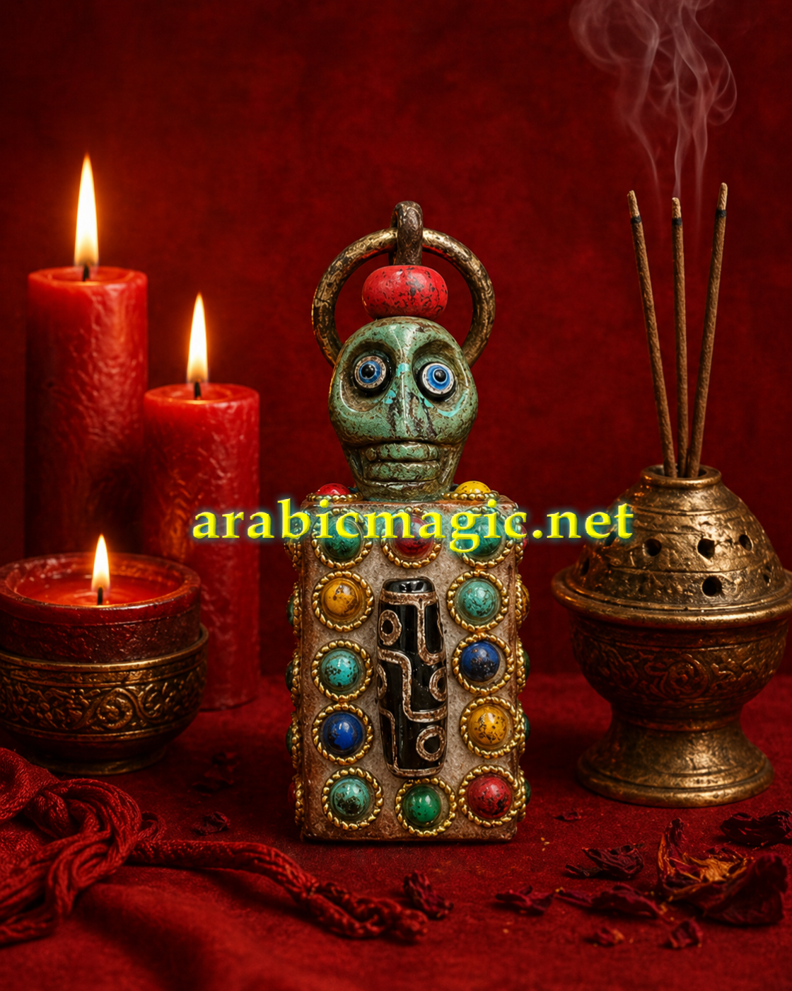 Wealth & Money Attraction, Good Fortune, Boundless Opportunity, Extreme Good Luck, The Rare Amulet of Jinn Khodam Zah’rak al-Munir