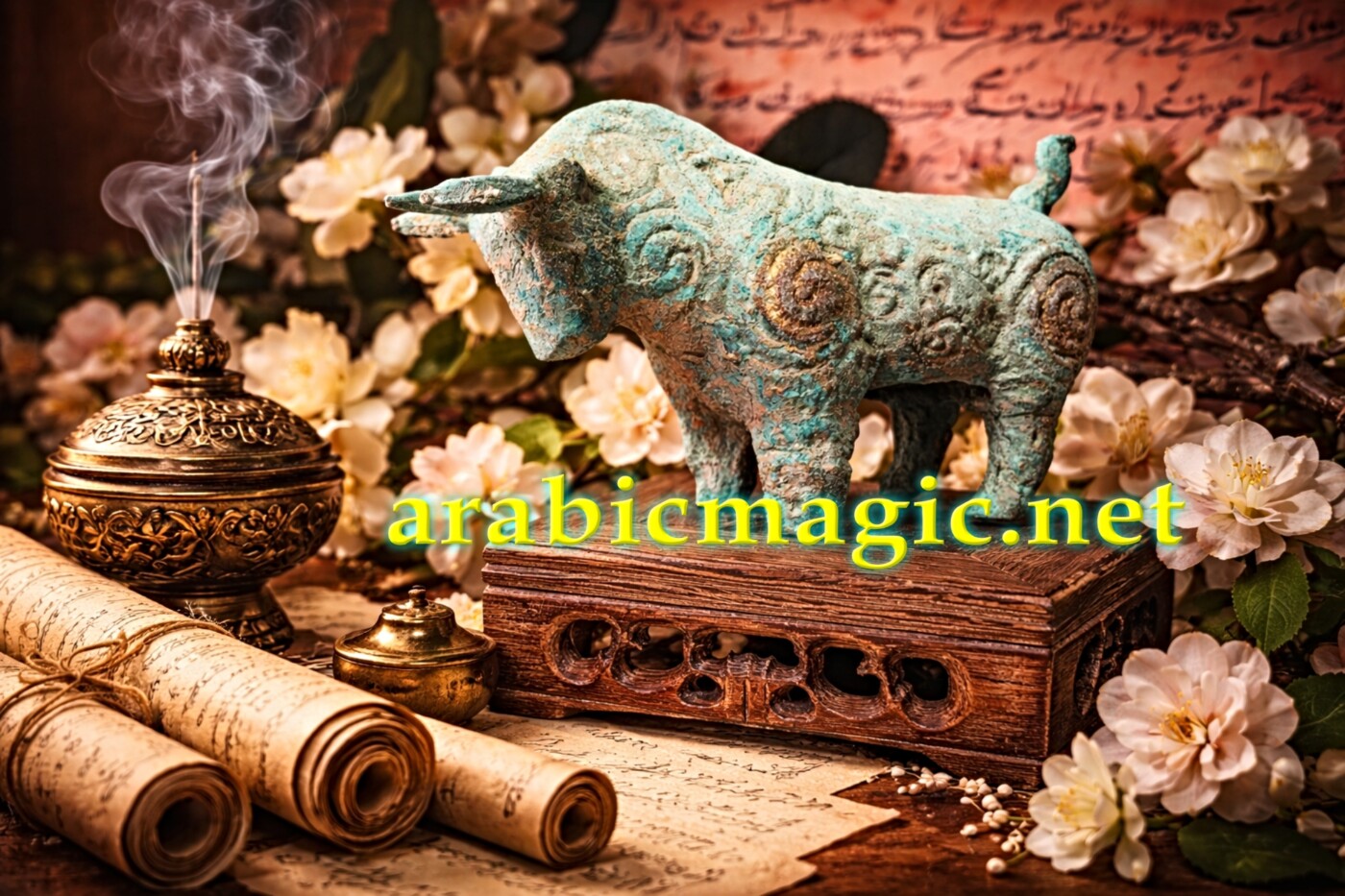 Amulet Shams al-Dam of "The Burning Ox" Forbidden Magical Knowledge, Burning Fear Into Enemies, Alchemical & Occult Wisdom, Divine Authority - Image 6