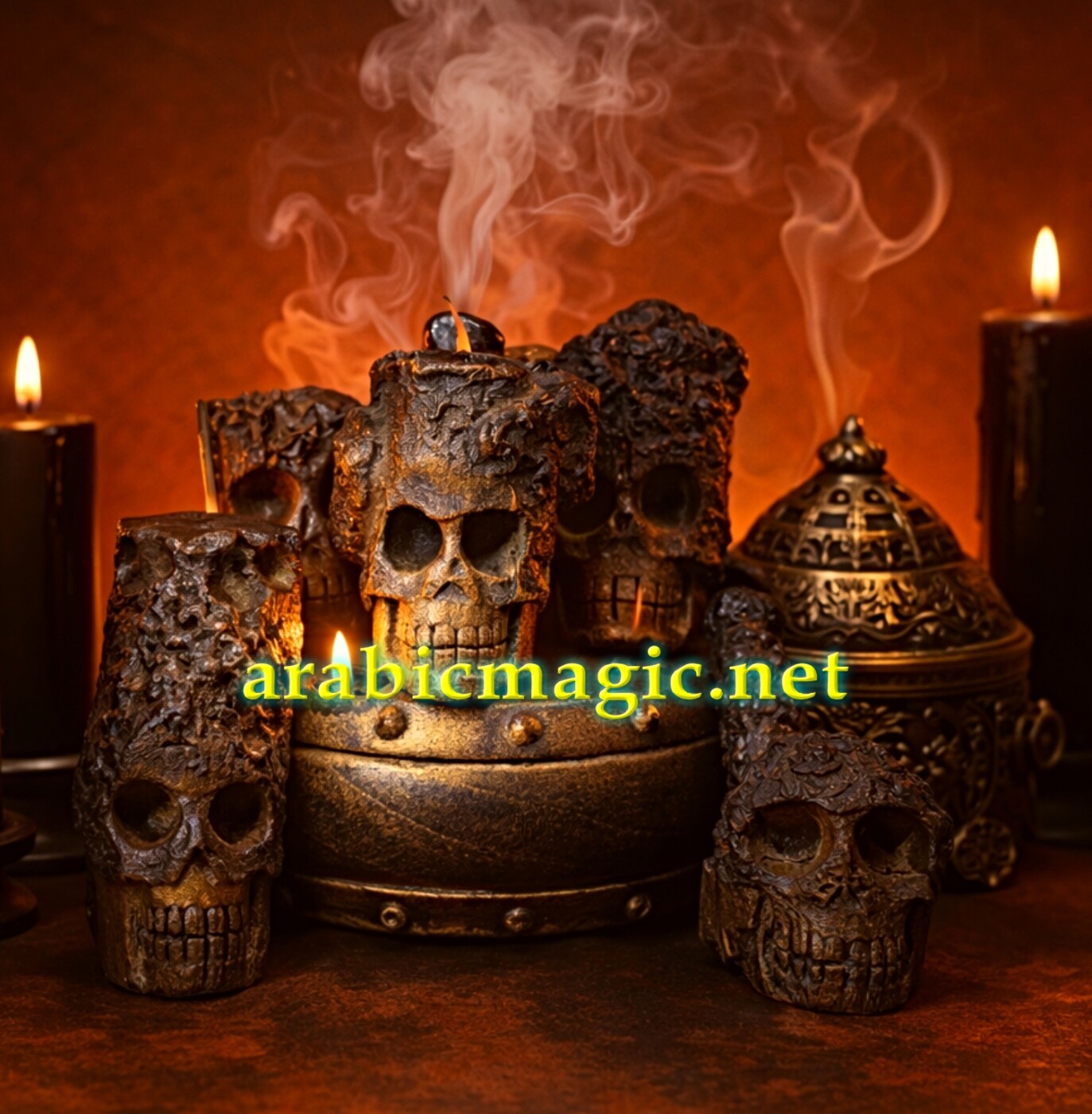 Shaytan King Malik al-Ghayb Skull Amulets, Forbidden Amulets of Old Morocco, Relics of the Unseen Powers, Ultimate Wealth Attraction