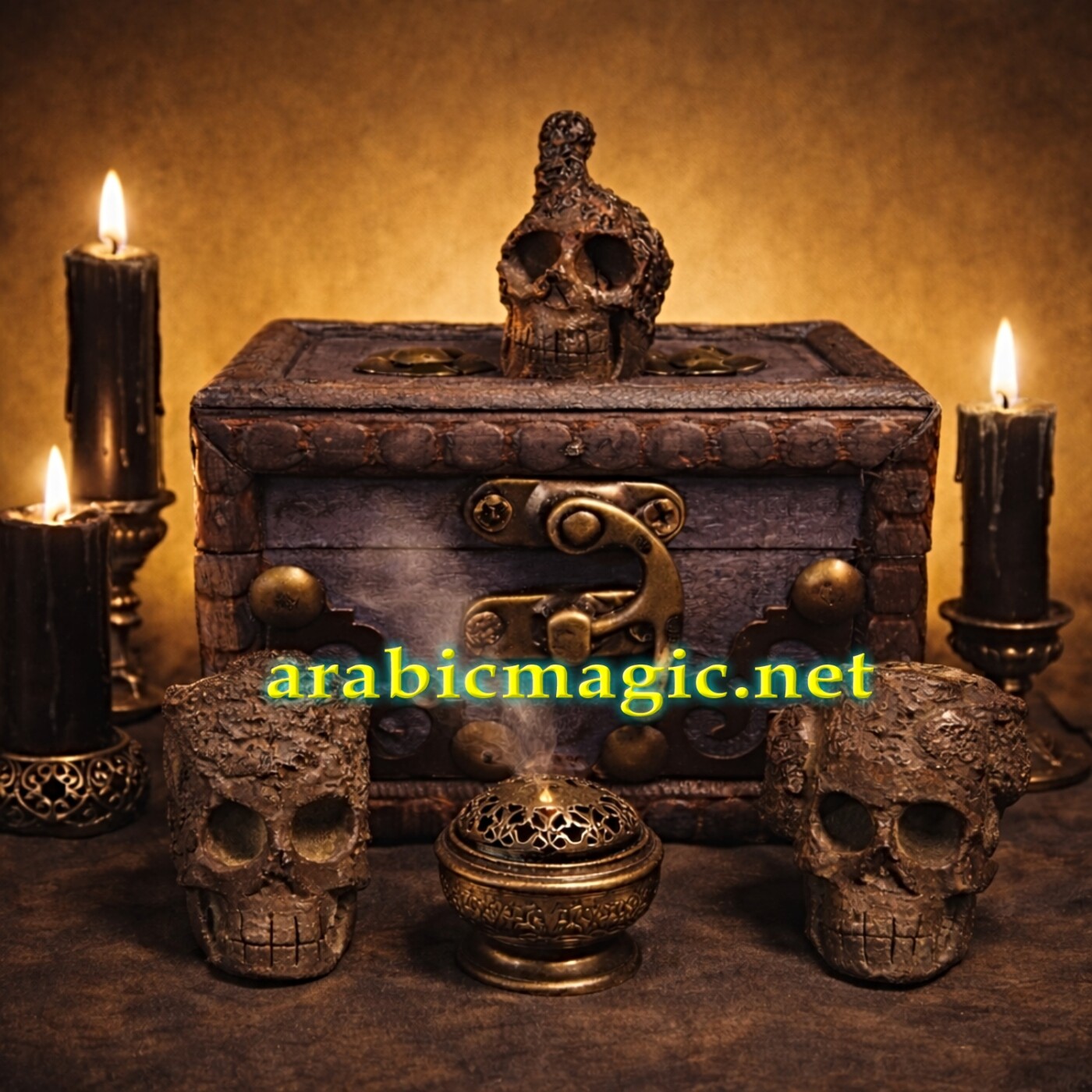 Shaytan King Malik al-Ghayb Skull Amulets, Forbidden Amulets of Old Morocco, Relics of the Unseen Powers, Ultimate Wealth Attraction - Image 5