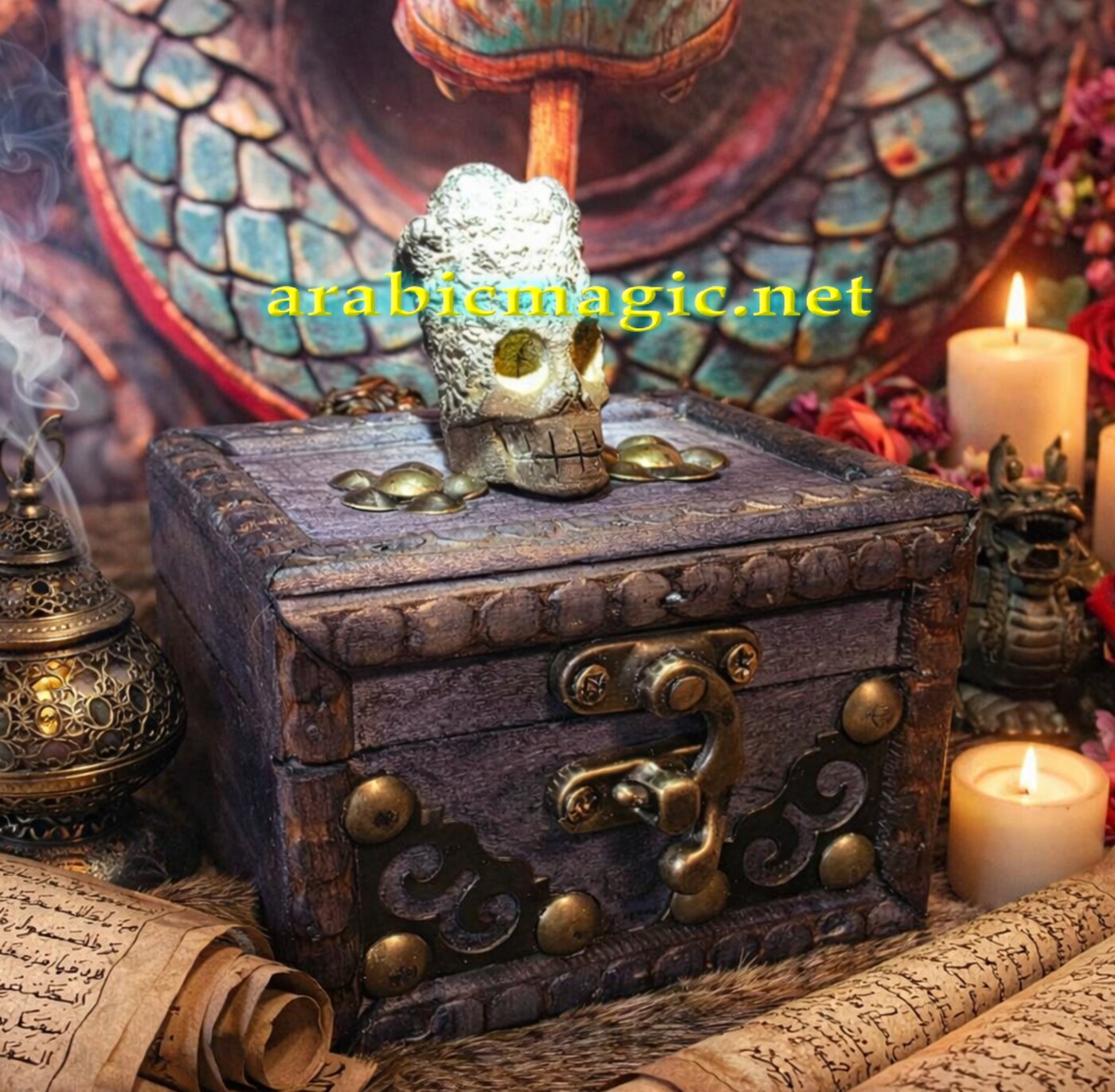 Shaytan King Malik al-Ghayb Skull Amulets, Forbidden Amulets of Old Morocco, Relics of the Unseen Powers, Ultimate Wealth Attraction - Image 6